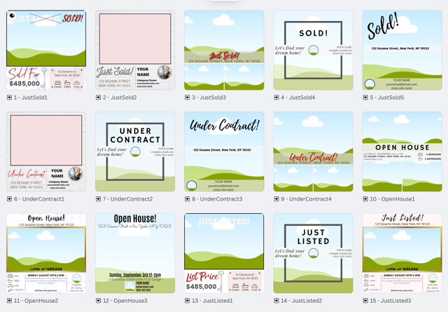 realty templates
